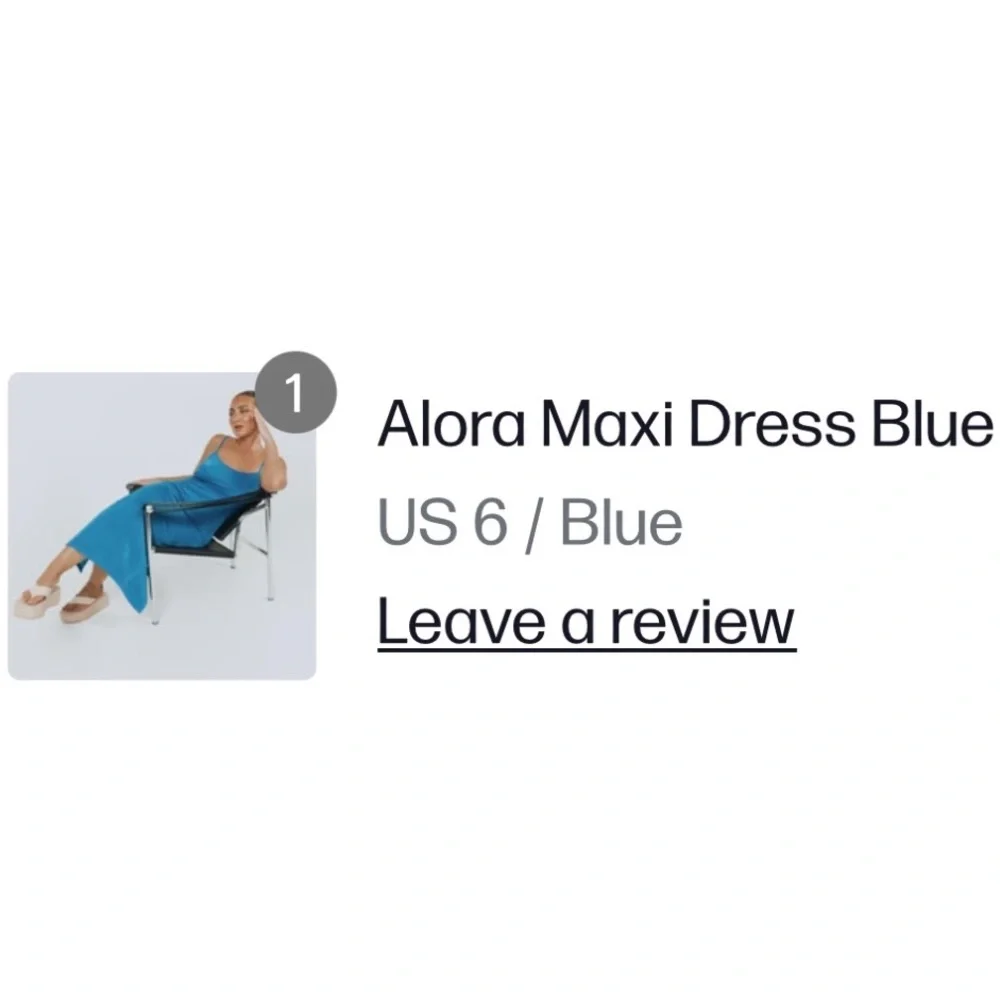 Princess Polly Blue Maxi Dress - Picture 5 of 5